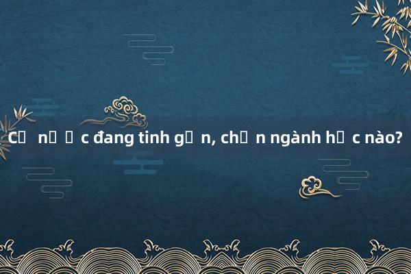 Cả nước đang tinh gọn， chọn ngành học nào?